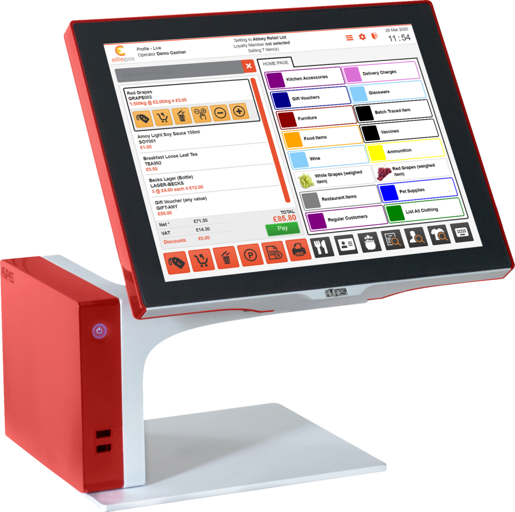 sage system on a till